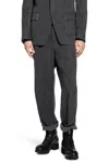 Forme D'expression Man Black Trousers In Gray