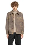 Forme D'expression Man Brown Jackets In Brown