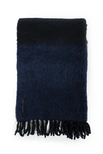 Forme D'expression Man Multicolor Scarves In Blue