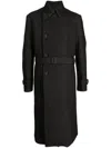 Forme D'expression Off-centre Button-up Coat In Grey