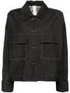 Forme D'expression Oversized Trucker Jacket In Black
