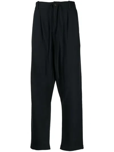 FORME D'EXPRESSION PLEATED DROP-CROTCH TROUSERS