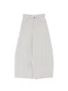 Forme D'expression Rounded Five-pocket Jeans In Gray