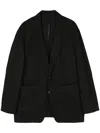 Forme D'expression Single-breasted Blazer In Black