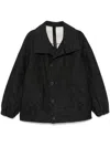 Forme D'expression Single-breasted Coat In Black