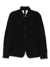 Forme D'expression Stand Up-collar Jacket In Black