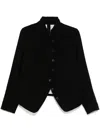 Forme D'expression Stand Up-collar Jacket In Black