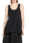 Forme D'expression Top A Fazzoletto In Black