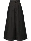 Forme D'expression Wide-leg 5 Pocket Pants In Black