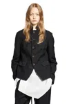 Forme D'expression Woman Black Jackets In Black