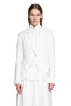 Forme D'expression Blazer A Clessidra In White