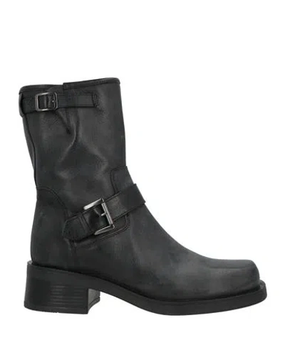 Formentini Woman Ankle Boots Black Size 5 Leather