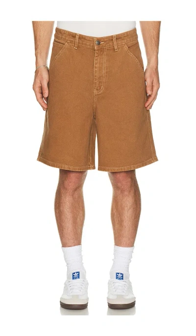 Former Reynolds 21 Overdye Denim Walkshort In Brown