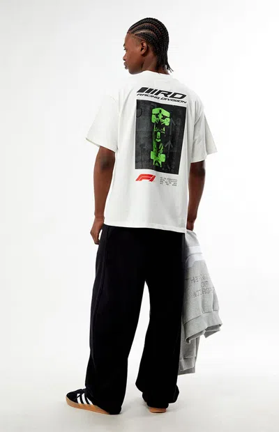 Formula 1 F1 Men's X Pacsun Ghost Grid T-shirt In White