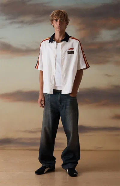 Formula 1 F1 Men's X Pacsun Il Podio Work Shirt In Cream