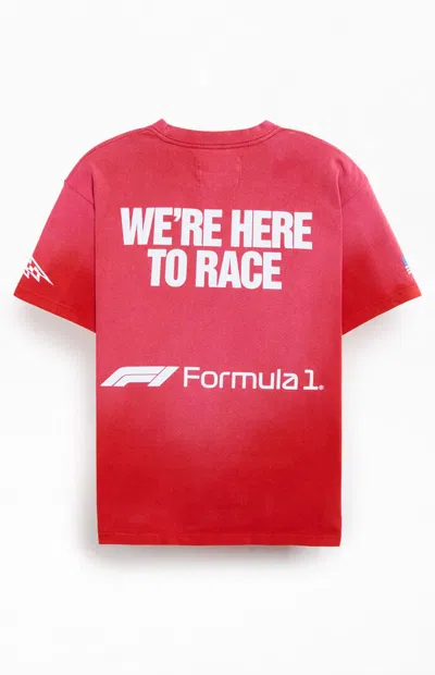Formula 1 F1 Men's X Pacsun Las Vegas Red Here To Race T-shirt