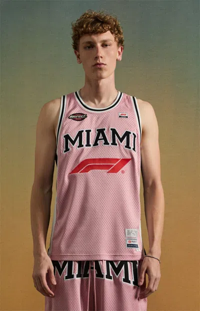 Formula 1 F1 Men's X Pacsun Miami Basketball Jersey In Pink