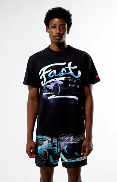 Formula 1 F1 Men's X Pacsun Miami Live Fast T-shirt In Black