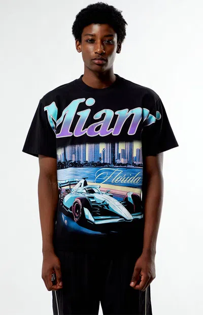 Formula 1 F1 Men's X Pacsun Miami Skyline T-shirt In Black