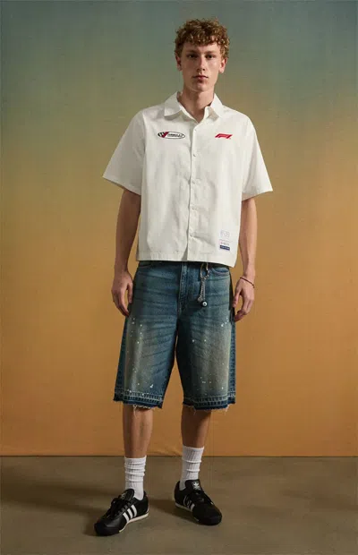 Formula 1 F1 Men's X Pacsun Miami Work Shirt In White