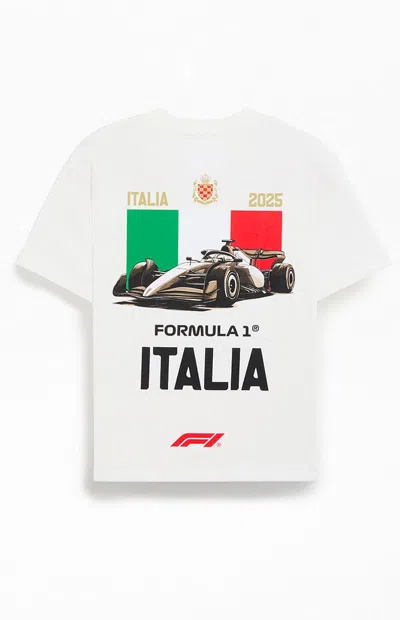 Formula 1 F1 Men's X Pacsun Monza Italy Il Tricolore T-shirt In White