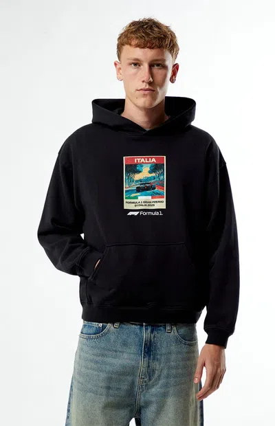 Formula 1 F1 Men's X Pacsun Monza Italy Poster Hoodie In Black