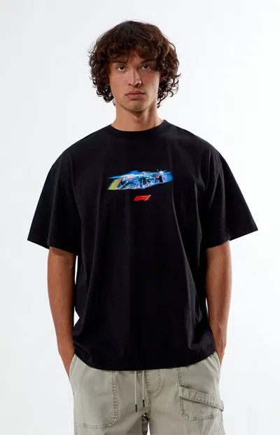 Formula 1 F1 Men's X Pacsun Neon Image T-shirt In Black