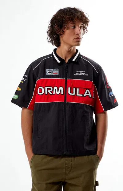 Formula 1 F1 Men's X Pacsun Pole Position Shirt In Black/red
