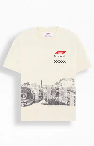 Formula 1 F1 Men's X Pacsun Profile T-shirt In Cream In White