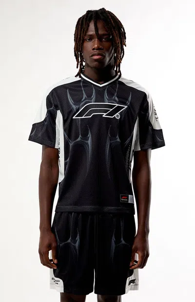 Formula 1 F1 Men's X Pacsun Rd1 Mesh Short Sleeve Jersey In Black In Multi