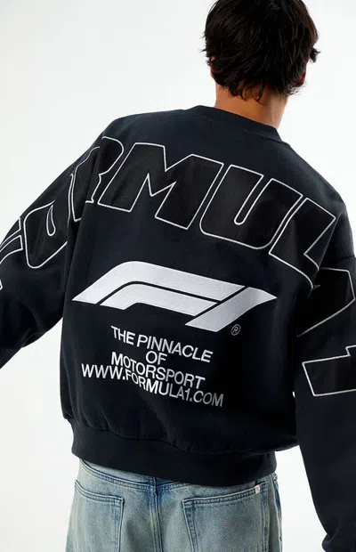 Formula 1 F1 Men's X Pacsun Sprint Crew Neck Sweatshirt In Black