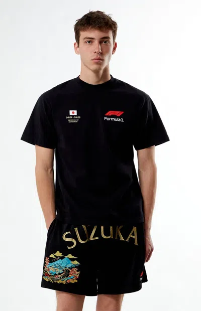 Formula 1 F1 Men's X Pacsun Suzuka Japan Touge T-shirt In Black