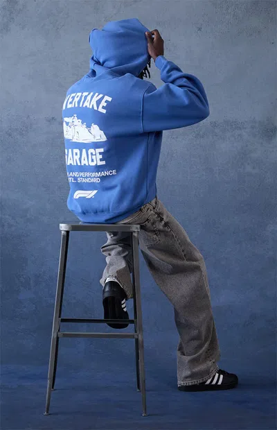 Formula 1 F1 Men's X Pacsun Takeover Garage Hoodie In Blue