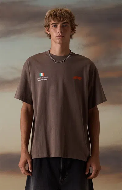 Formula 1 F1 Men's X Pacsun Viaggio T-shirt In Brown