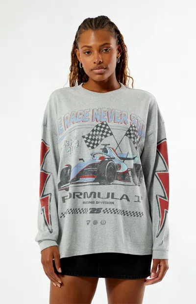 Formula 1 F1 Women's X Pacsun Las Vegas Lights Out Long Sleeve Oversized T-shirt In Multi