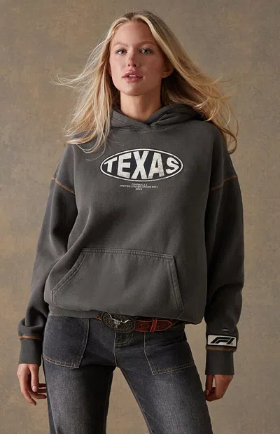 Formula 1 F1 Women's X Pacsun United States Grand Prix 2025 Austin Texas Hoodie In Washed Black