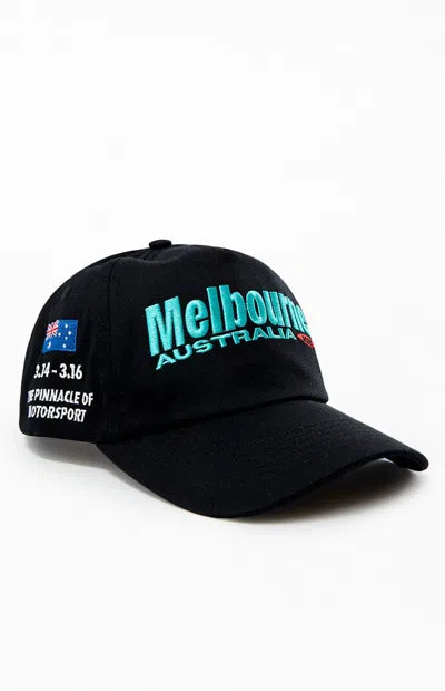 Formula 1 F1 X Pacsun Black Melbourne Australia Southern Land Twill Snapback Hat