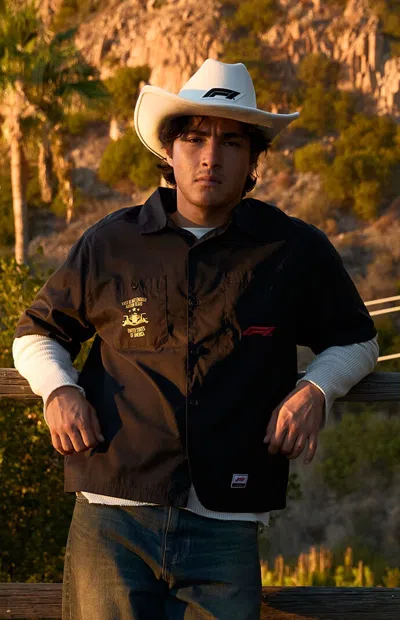 Formula 1 F1 X Pacsun Cream Cowboy Hat In Neutral