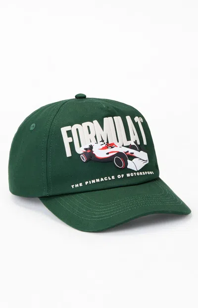 Formula 1 F1 X Pacsun Graphic Green Snapback Hat