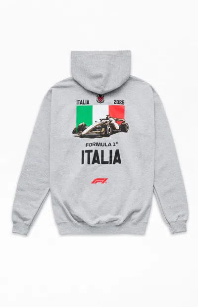 Formula 1 F1 X Pacsun Kids Monza Italy Il Tricolore Full Zip Hoodie In Heather Grey In Gray
