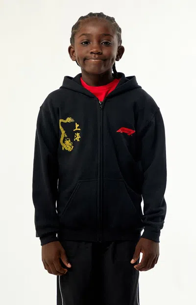 Formula 1 F1 X Pacsun Kids Year Of Speed Full Zip Hoodie In Black