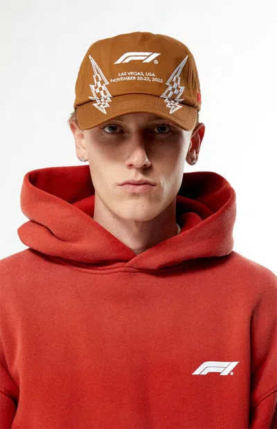 Formula 1 F1 X Pacsun Las Vegas Lightning Twill Snapback Hat In Brown