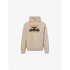 Formula 1 Mens Beige F175 British Grand Prix Reverse Graphic-print Cotton-jersey Hoody Xs In Neutral