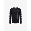 Formula 1 Mens F175 Track Classic Long-sleeve Cotton T-shirt Black In Black