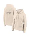 Formula 1 Women's Cream Elements Future Ground Subtle Tonal Pullover Hoodie In Cream