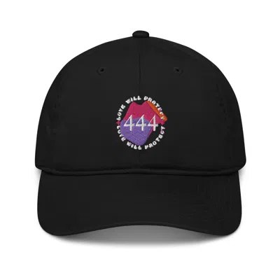 Formula S7 Women's Black / White / Pink Love Will Protect 444 Angel Number Organic Cotton Dad Hat In Black/white/pink