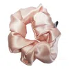 Formula S7 Women's Neutrals Champagne Silk Charmeuse Scrunchie In White