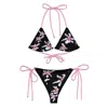 Formula S7 Women's Pink / Purple Moonlit Orchid Kiss Recycled String Bikini