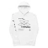 Formula S7 Women's White Symphonies Unisex Essential Eco Hoodie In White