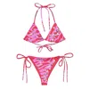 Formula S7 Women's Wild Bloom Recycled Red String Bikini